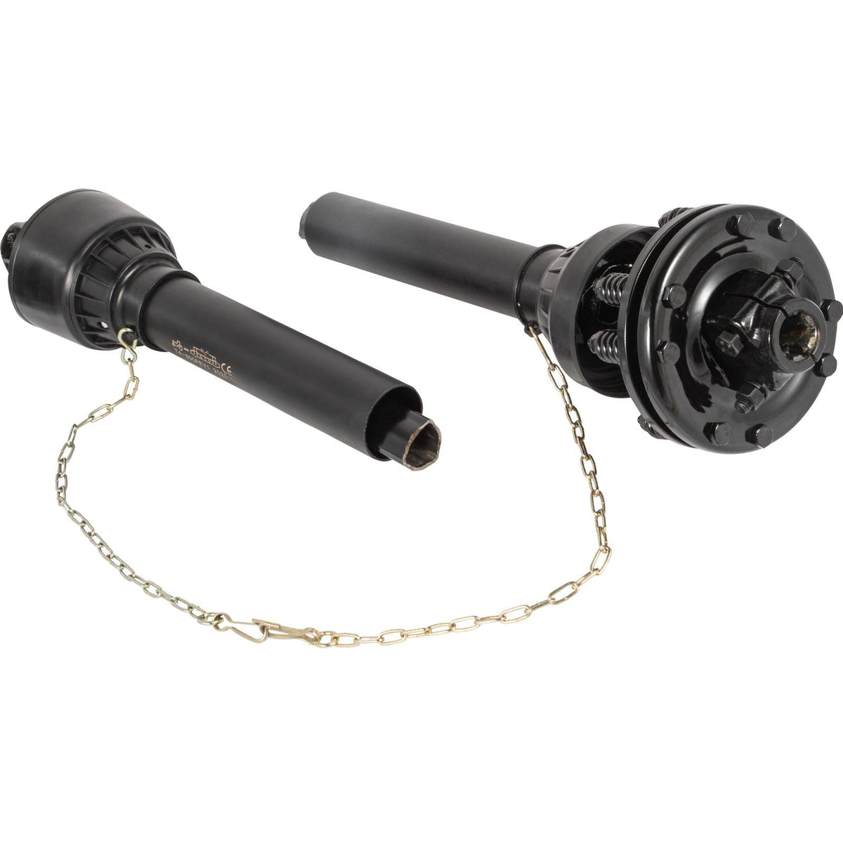 PTO Shaft, 1-3/8\" PTO Drive Shaft, 6 Spline Both Ends PTO Driveline Shaft, Series 5 Tractor PTO Shaft, 43\"-57\" Brush Hog PTO Shaft, Black PTO Shaft with Slip Clutch for Bush Hog/Finish Mower