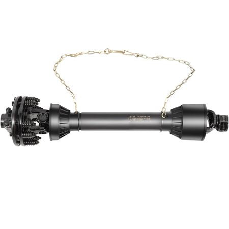 PTO Shaft, 1-3/8' PTO Drive Shaft, 6 Spline Both Ends PTO Driveline Shaft, Series 6 Tractor PTO Shaft, 47'-67' Brush Hog PTO Shaft, Black PTO Shaft with Slip Clutch for Bush Hog/Finish Mower