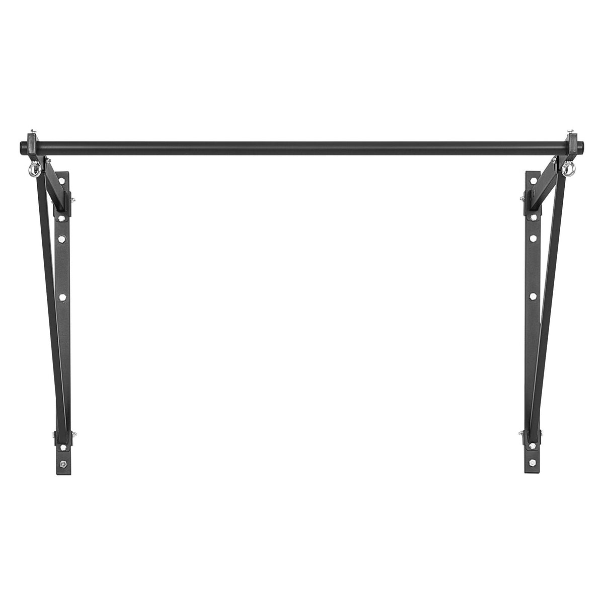 Pull Up Bar, 50 in Width Wall Mounted Pull Ups, Adjustable Depth 22" or 30" from Wall, Heavy Duty Steel Upper Body Workout Bars, 440 lbs Weight Capacity Chin Up Training Station, for Home Gym