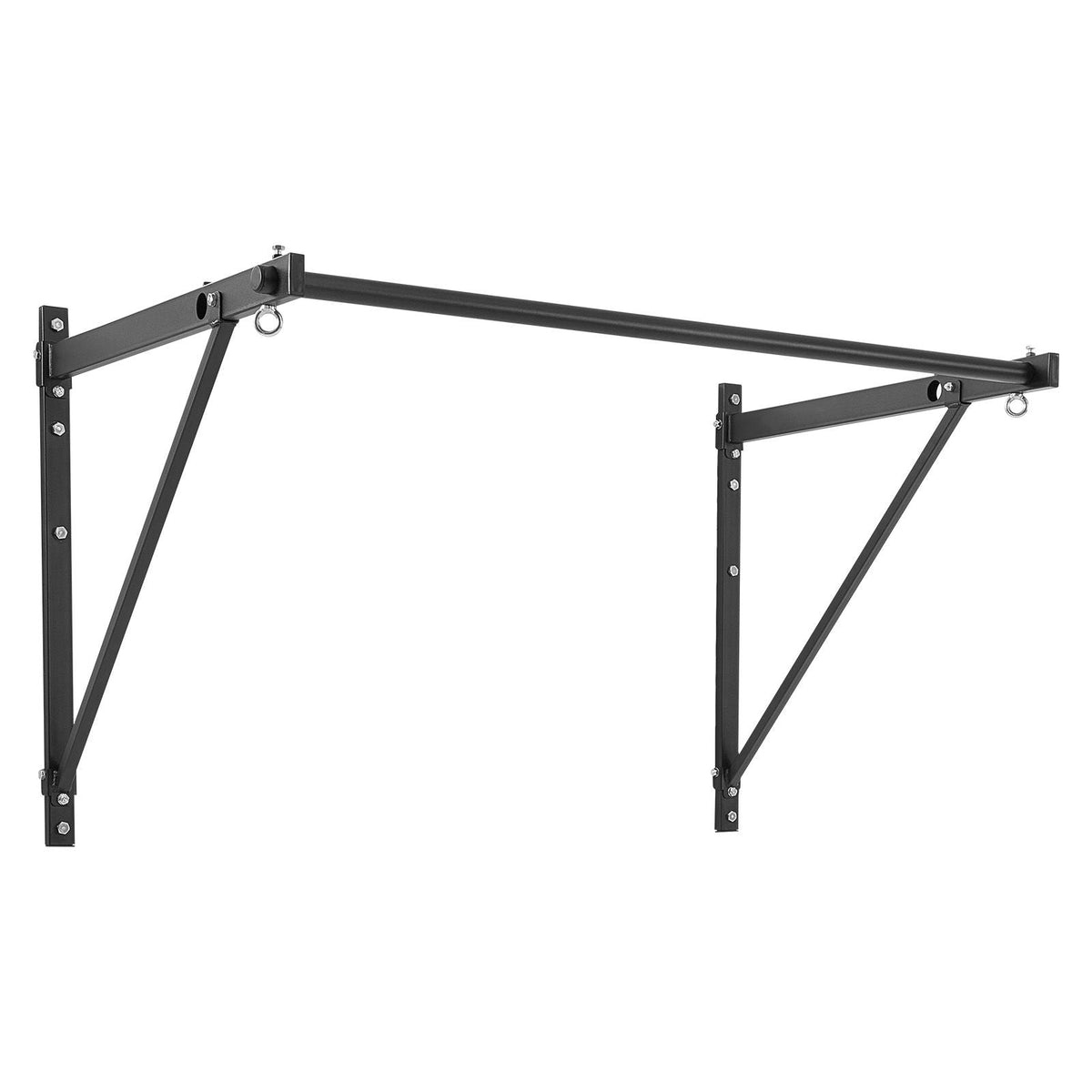 Pull Up Bar, 50 in Width Wall Mounted Pull Ups, Adjustable Depth 22" or 30" from Wall, Heavy Duty Steel Upper Body Workout Bars, 440 lbs Weight Capacity Chin Up Training Station, for Home Gym