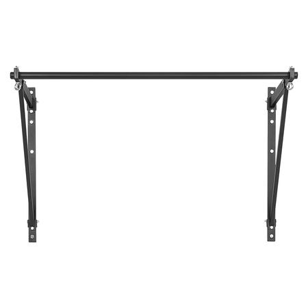 Pull Up Bar, 50 in Width Wall Mounted Pull Ups, Adjustable Depth 22" or 30" from Wall, Heavy Duty Steel Upper Body Workout Bars, 440 lbs Weight Capacity Chin Up Training Station, for Home Gym