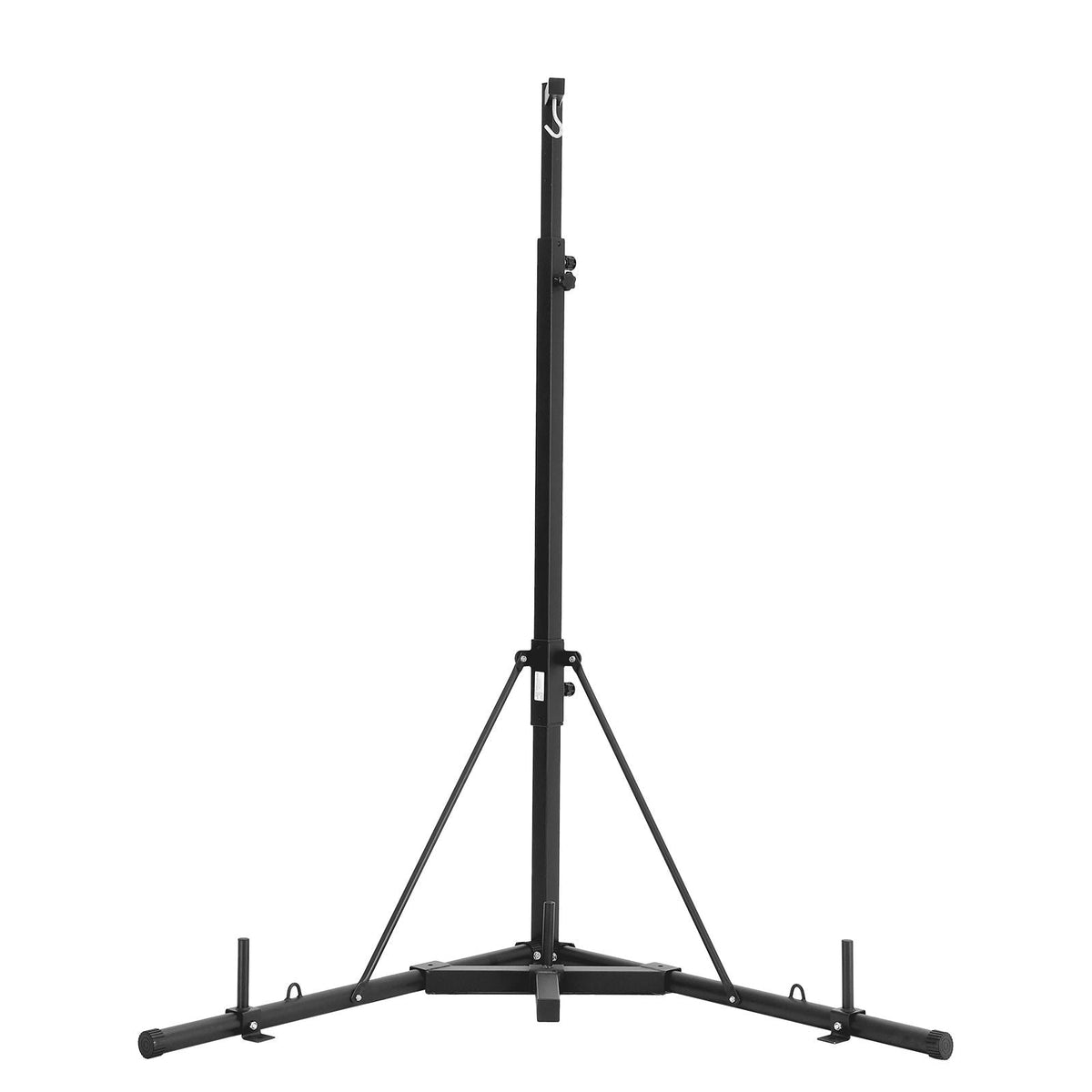 Punching Bag Stand, Steel Heavy Duty Workout Training Equipment, Adjustable Height Boxing Punching Stand with Weighted Base, Holds Up to 140 lbs, Freestanding Sandbag Rack for Home Gym Fitness