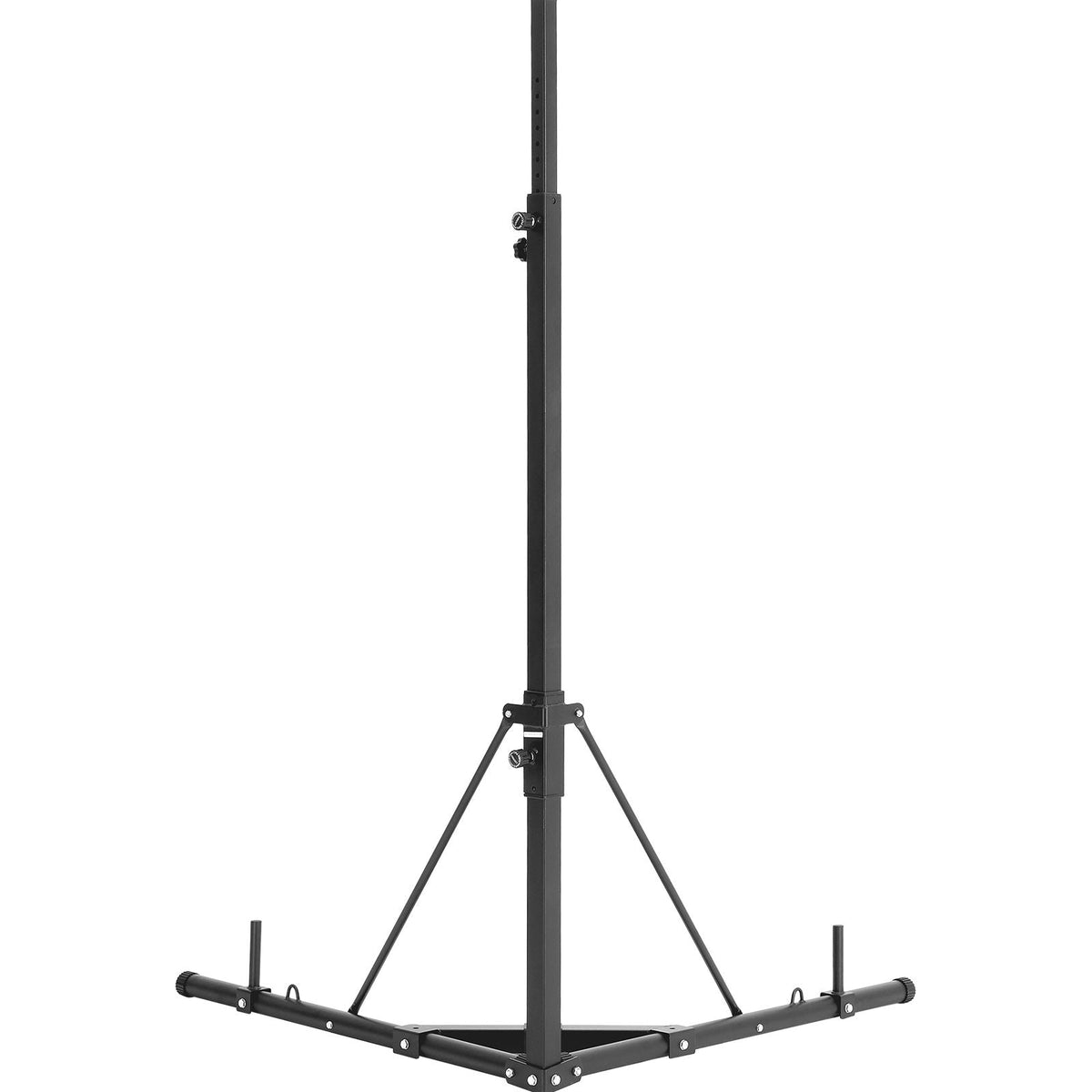 Punching Bag Stand, Steel Heavy Duty Workout Training Equipment, Adjustable Height Boxing Punching Stand with Weighted Base, Holds Up to 143 lbs, Freestanding Sandbag Rack for Home Gym Fitness