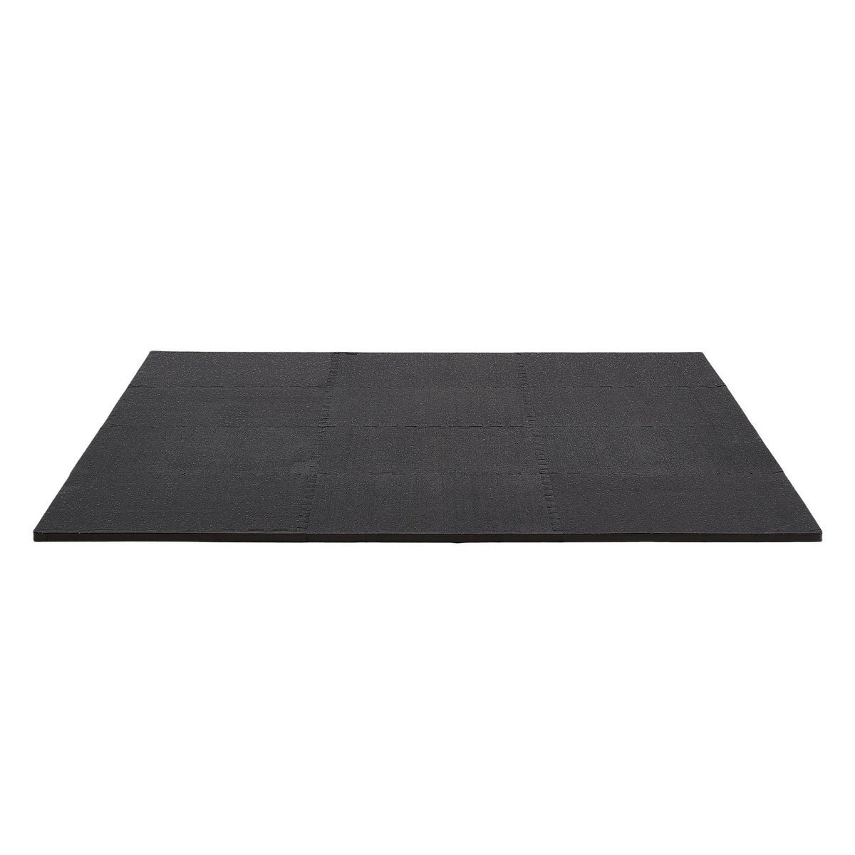Puzzle Exercise Mat, 12 PCS Fitness Equipment Mats, 24 x 24 x 0.79 in, High-Density EVA Foam Mats Set, Interlocking Rubber Soft Tiles, Protective Floor Padding with Gray Dots for Home Gym Office