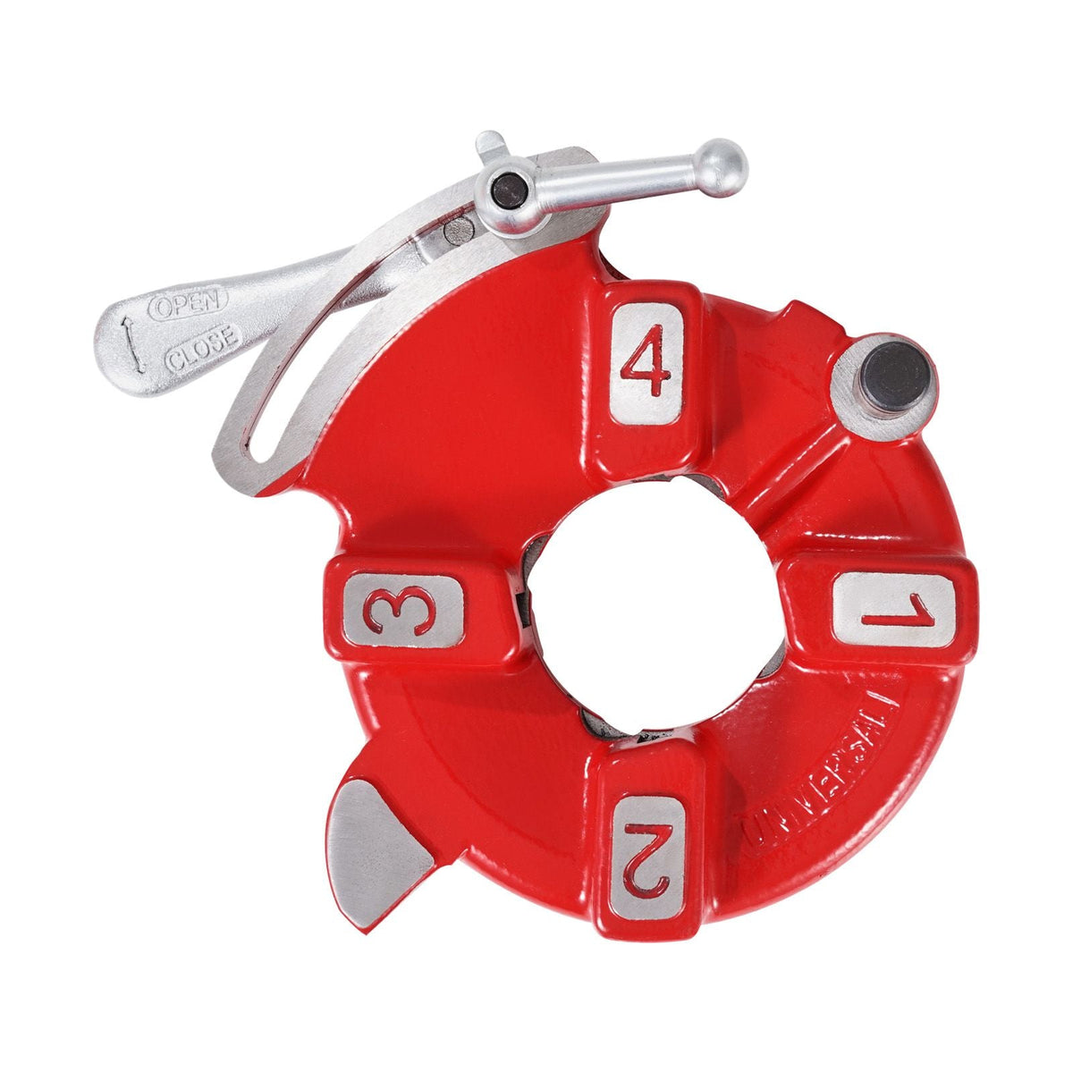 Quick Opening Die Head, 1/8" to 2" Right-Handed Pipe Threading Head, 1/4" to 2" Threading Die Head for Bolt, Self-Oiling for Reducing Friction, Fit for RIDGID 97065, Pipe Threading Machines