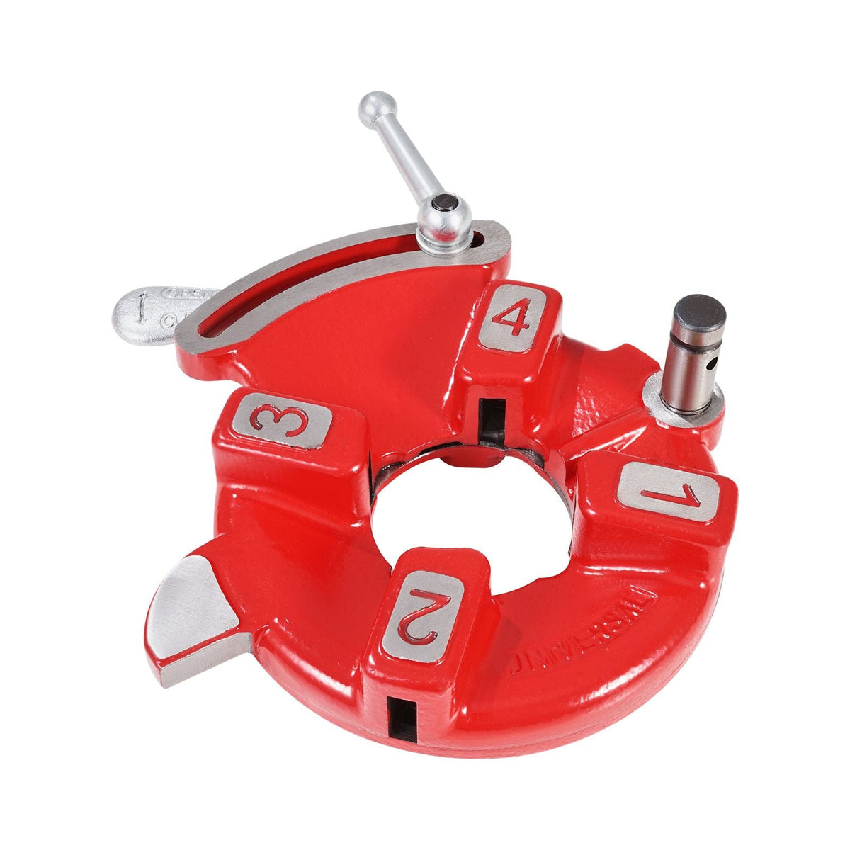 Quick Opening Die Head, 1/8" to 2" Right-Handed Pipe Threading Head, 1/4" to 2" Threading Die Head for Bolt, Self-Oiling for Reducing Friction, Fit for RIDGID 97065, Pipe Threading Machines