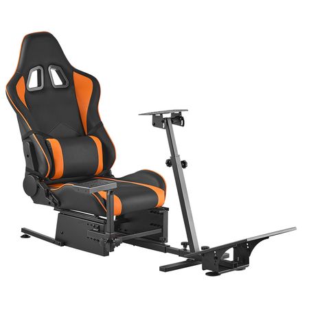 Racing Wheel Stand, Heavy-Duty Simulator Cockpit Steering Wheel Stand, Fit Logitech G25, G27, G29, G920, G923, Thrustmaster T300RS, TX F458, T500RS, T3PA-PRO (F1/GT) and CSR Pedals
