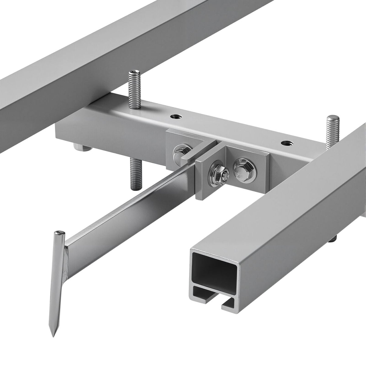 Rail Mill Guide System, 12 ft 4 Crossbar Chainsaw Mill Kits, Aluminum Saw Milling Rails System Works with Chainsaw, 2 Wedges, Adjustable Rail Milling Guide Kit for Builders Woodworkers