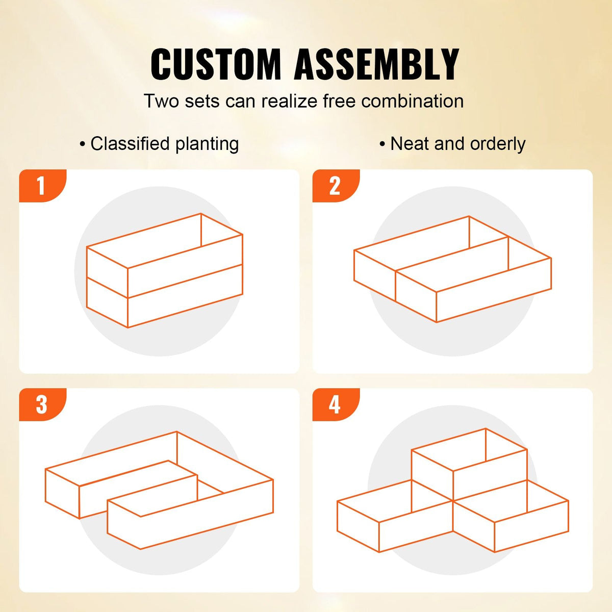 Raised Garden Bed, 7.9 x 2 x 0.8 ft Wooden Planter Box, Outdoor Planting Boxes with Open Base, for Growing Flowers/Vegetables/Herbs in Backyard/Garden/Patio/Balcony, Burlywood