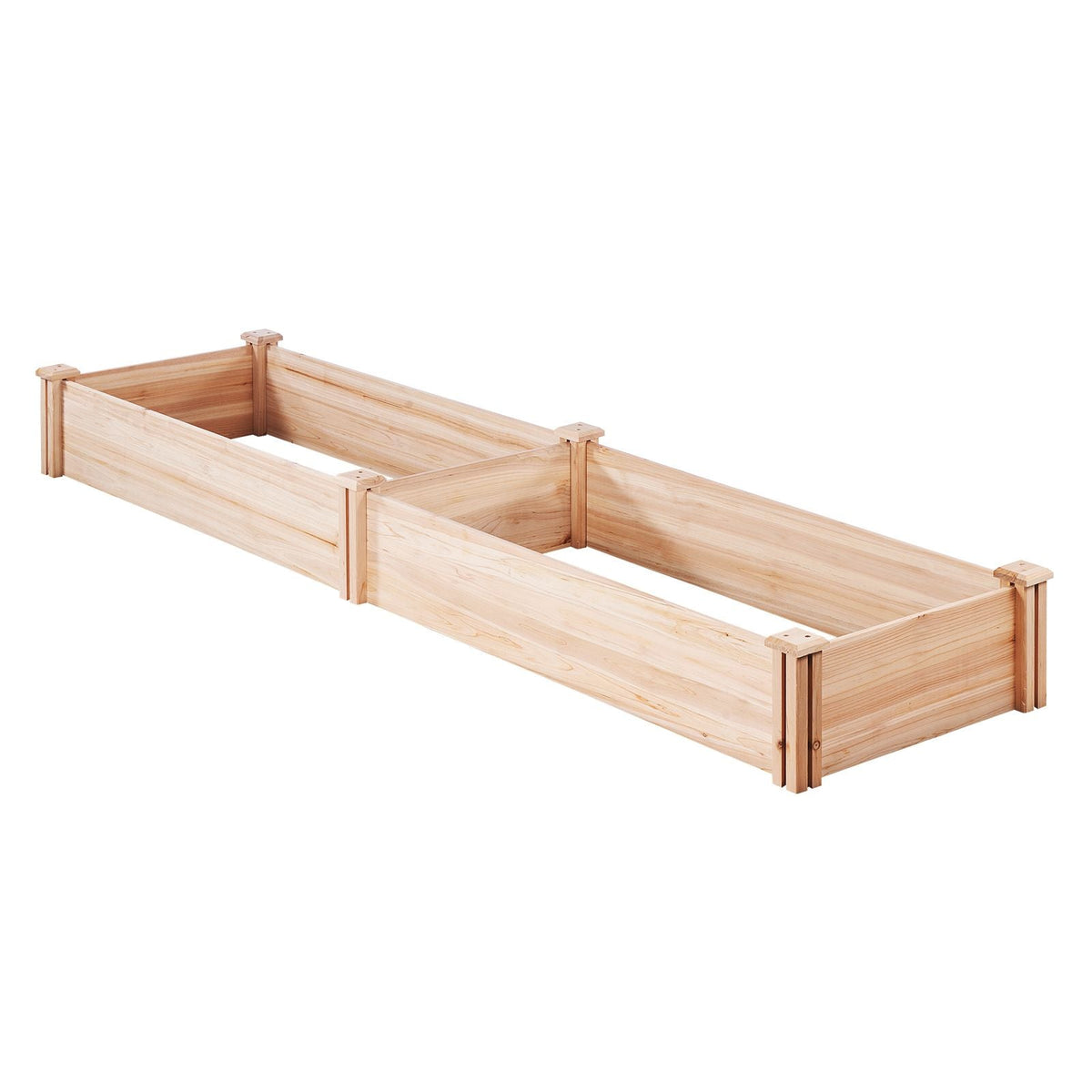Raised Garden Bed, 7.9 x 2 x 0.8 ft Wooden Planter Box, Outdoor Planting Boxes with Open Base, for Growing Flowers/Vegetables/Herbs in Backyard/Garden/Patio/Balcony, Burlywood