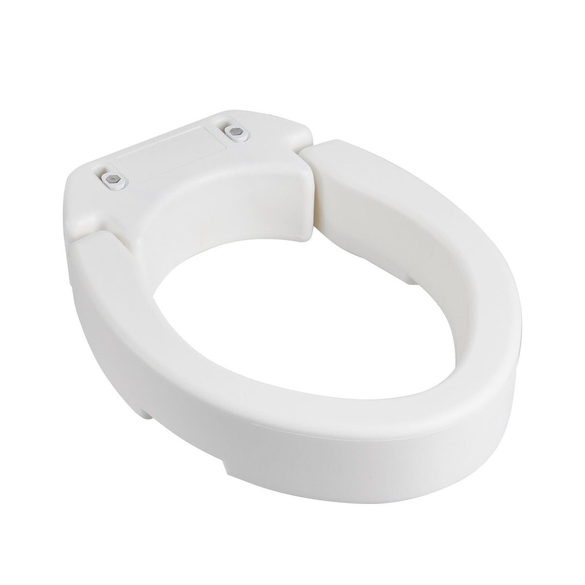 Raised Toilet Seat, 300 lbs Load Capacity, 3.5-Inch Lift Height, Commode Elevated Toilet Seat Riser with Enlarged Opening for Seniors, Elderly, Handicap, Disabled, Adults, Fits Elongated Bowl