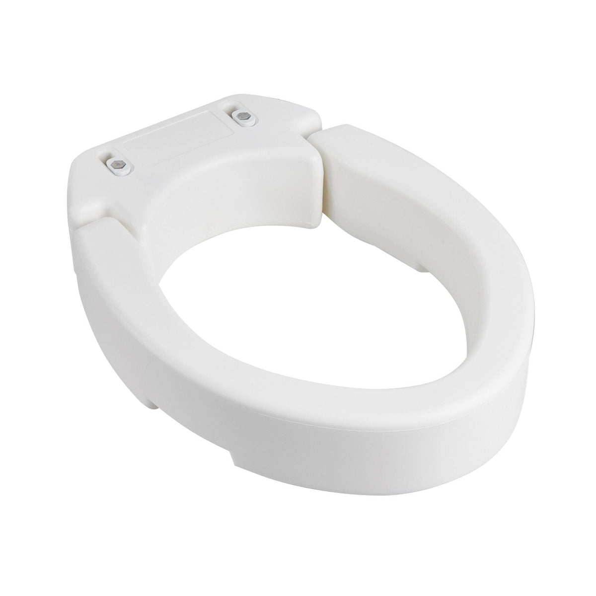 Raised Toilet Seat, 300 lbs Load Capacity, 3.5-Inch Lift Height, Commode Elevated Toilet Seat Riser with Enlarged Opening for Seniors, Elderly, Handicap, Disabled, Adults, Fits Elongated Bowl