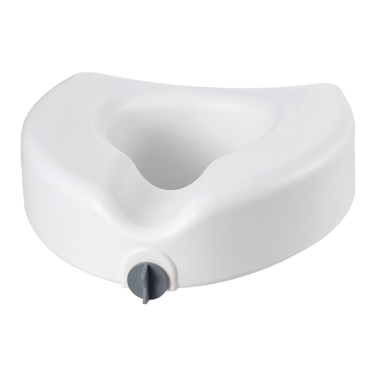 Raised Toilet Seat, 350 lbs Capacity, 5-Inch Lift Height, Commode Elevated Toilet Seat Riser with Enlarged Opening for Seniors, Elderly, Handicap, Disabled, Adults, Fits Elongated & Round Bowl