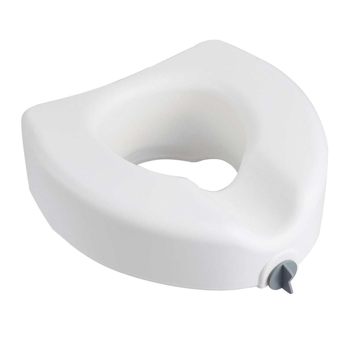 Raised Toilet Seat, 350 lbs Capacity, 5-Inch Lift Height, Commode Elevated Toilet Seat Riser with Enlarged Opening for Seniors, Elderly, Handicap, Disabled, Adults, Fits Elongated & Round Bowl