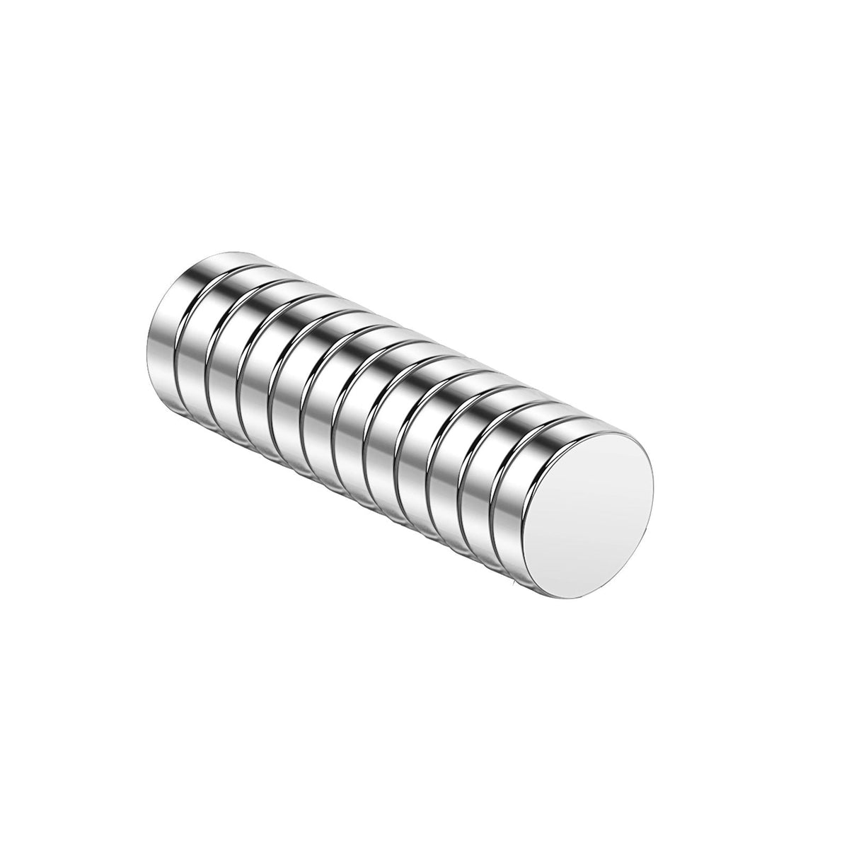 Rare Earth Magnets, 100 Pcs Strong Round Small Neodymium Magnets Disc with Transparent Storage Box, for Whiteboard, Refrigerator, Cabinet, Dry Erase Board, Home, Kitchen, Office, School