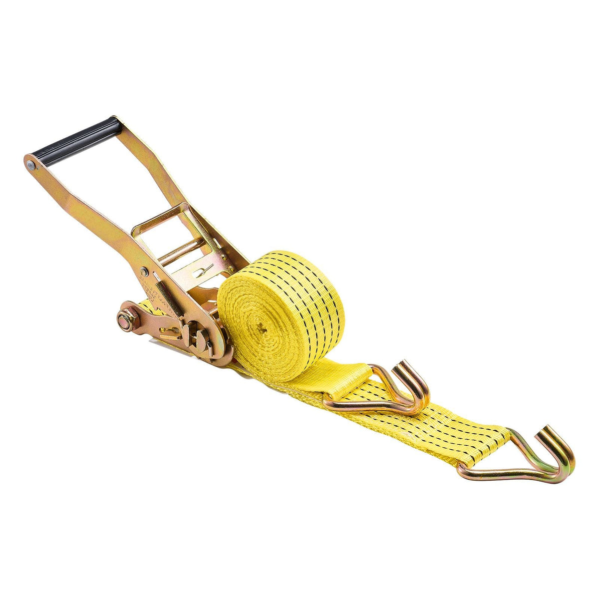 Ratchet Straps, 2 in x 15 ft, Heavy Duty Tie Down Straps with Double J Hook, 5000 lbs Break Strength, Carry Bag, Tie Down Ratcheting for Moving, Trailers, Motorcycles, Kayaks, Car Roof, 6 Pack