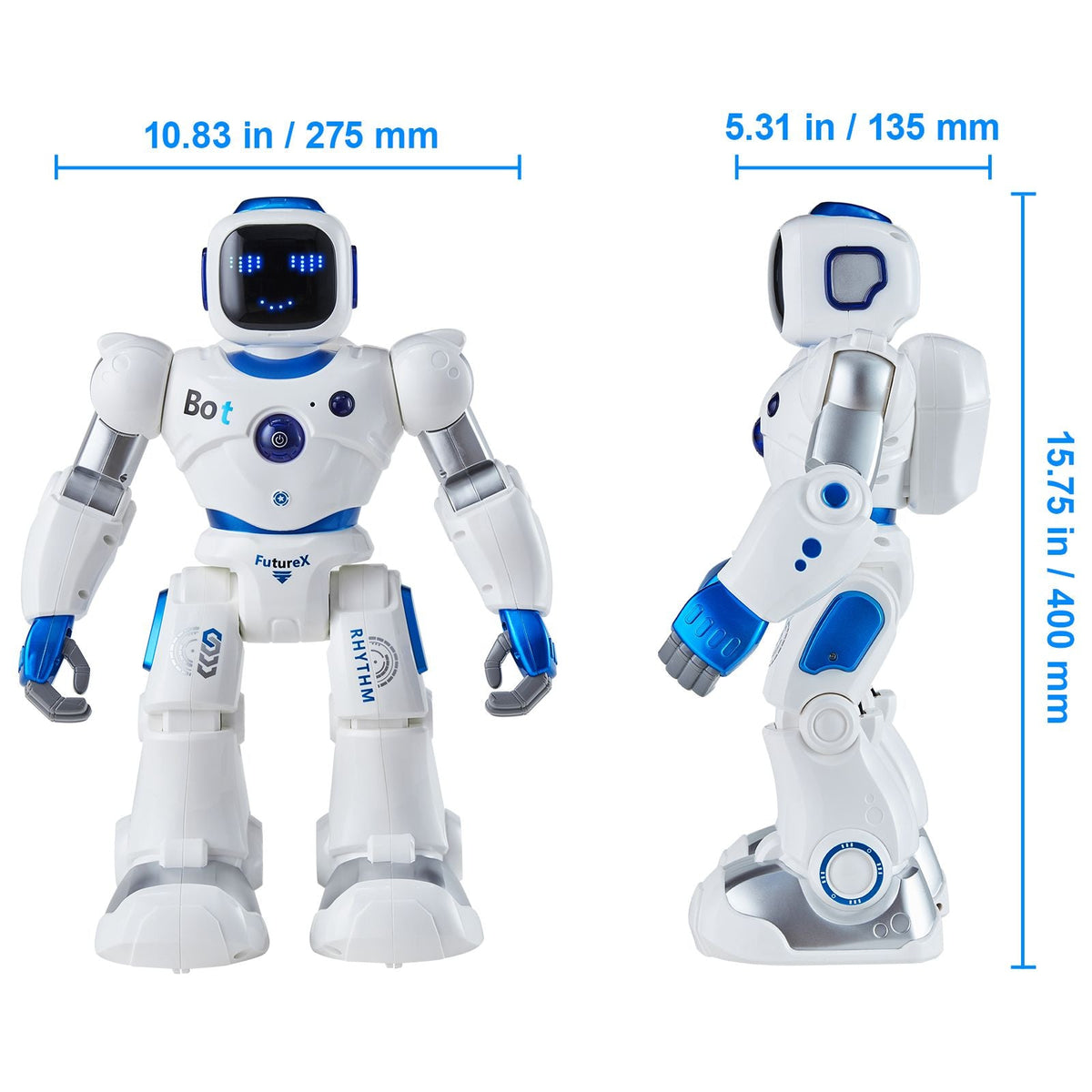 RC Robot Toys for Kids, 2.4GHz Programmable Remote Control Smart Robot with Touch, Voice & APP Control, Interactive Singing Dancing Robot for Age 3 4 5 6 7 8 10 Year Old Boys Girls Birthday Gift