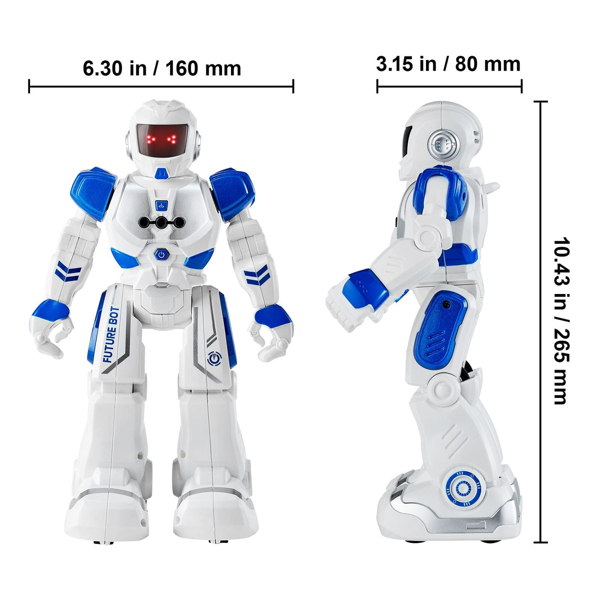 RC Robot Toys for Kids, Gesture Sensing Programmable Remote Control Smart Robot, Interactive Walking Singing Dancing Robot for Age 3 4 5 6 7 8 10 12 Year Old Boys Girls Birthday Gift Present