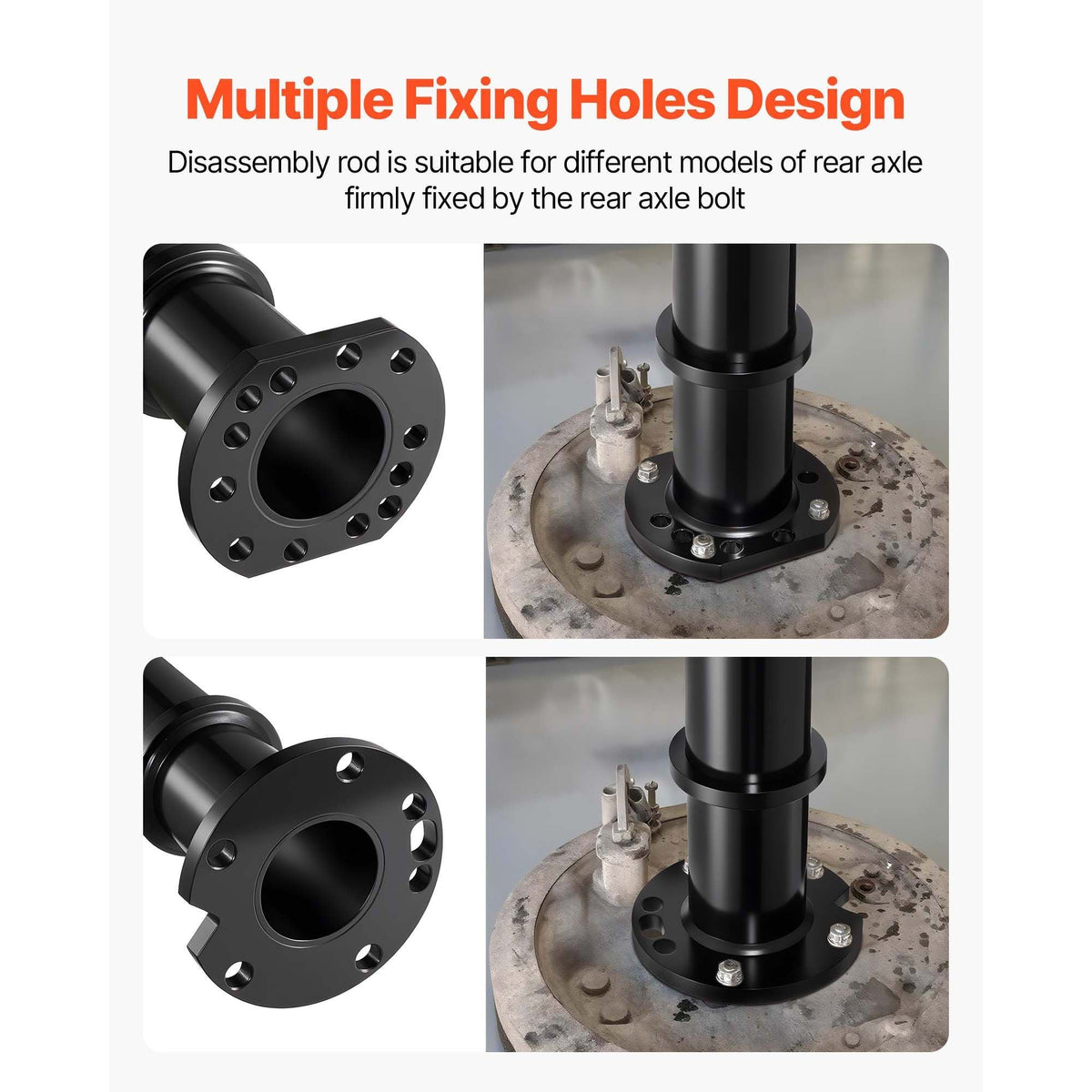 Rear Axle Bearing Puller Tool, Compatible with 1998-2008 Toyota Land Cruiser, 1995-2016 Tacoma 1993-1998 T-100, Rear Axle Shaft Bearing Puller for Mitsubishi and Isuzu Models with Backing Plates