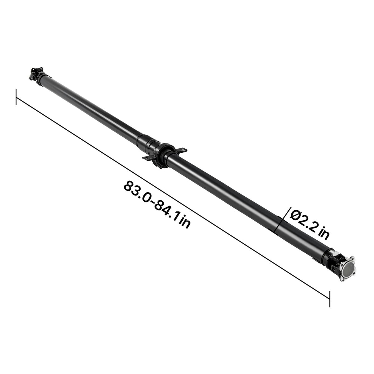 Rear Drive Shaft, 83.0"-84.1" Prop Shaft Driveshaft Assembly Compatible with 1997-2001 Honda CR-V 2.0L L4 4WD, Replace #936-003 65-4002 40100-S10-A01 40100-S10-003 936003 654002