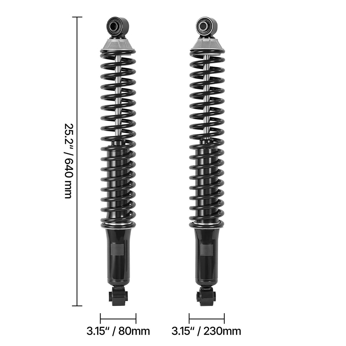 Rear Shock Absorber Strut Assembly, 2Pcs Shock and Strut Assembly with Coil Spring, Fit 2000-2006 Chevrolet Suburban 1500, 2000-2006 Chevrolet Tahoe, 2000-2006 GMC Yukon, Replace for OE 58639