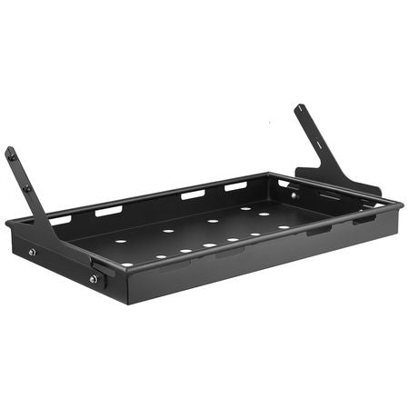 Rear Trunk Cargo Rack, for 2018-2024 Jeep Wrangler JLU Sky One-Touch Power Top, 300 lbs, Carbon Steel Basket Tray Interior Storage Luggage Carrier with Net, Shelf Stand Organizer for Camping