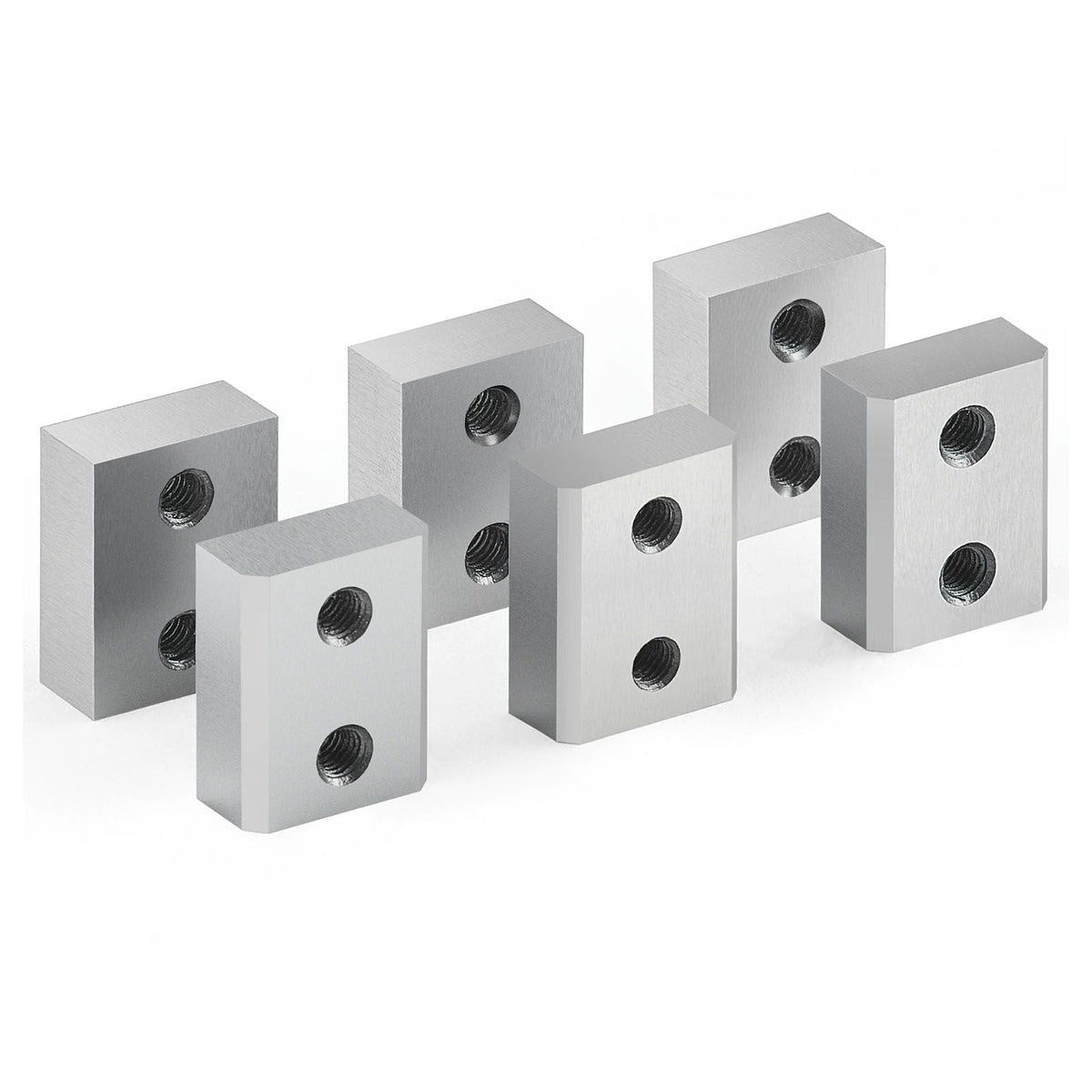Rebar Cutter Blades, 6 Pcs Replacement Jaw Blades for 1-1/8 Inch 28mm #9 Electric Rebar Cutter, Double-sided, CR12MOV High-Hardness Steel, Fast Efficient with Screws and Spring Washer