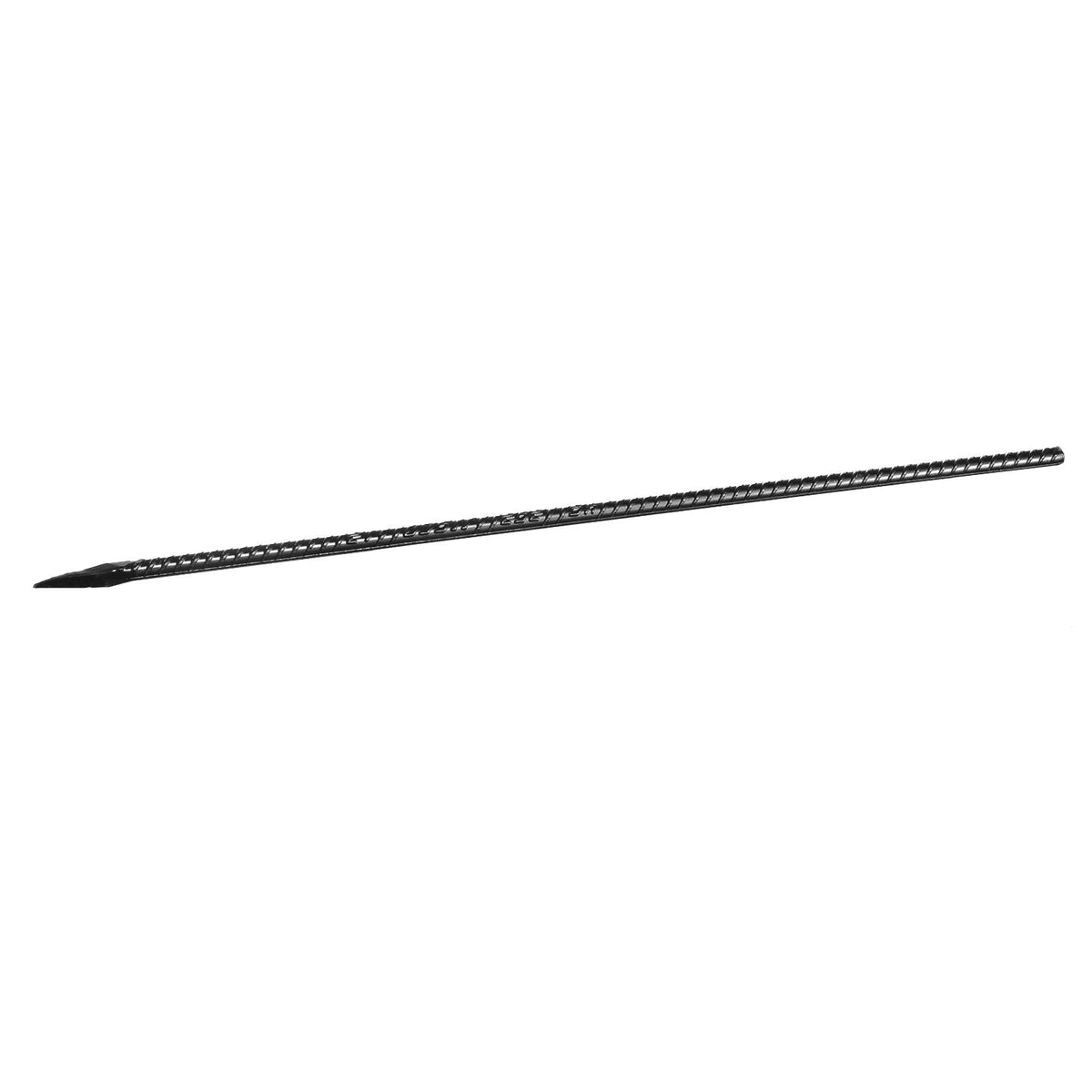 Rebar Stakes, 24-Inch, Heavy-Duty 0.47 in Diameter, Straight Galvanized Steel Ground Anchors with Chisel Point End & Rust-Resistant Coating, for Gardening Support, Fence, Camping Tents (20-Pack)