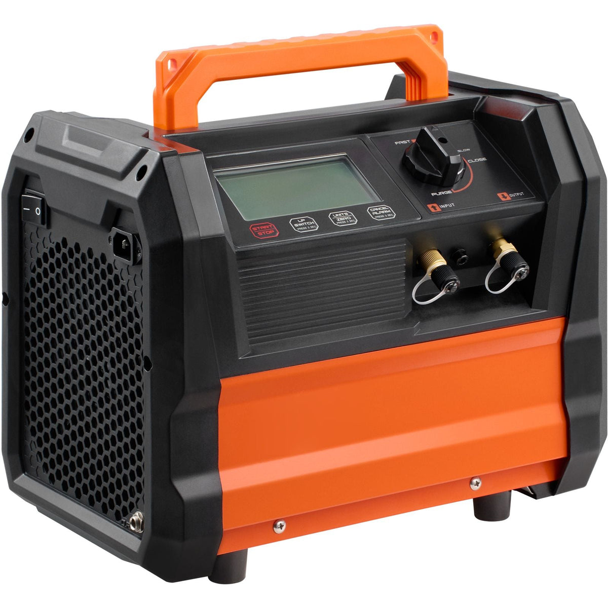 Refrigerant Recovery Machine, 1 HP Dual Cylinder Portable AC Recovery Machine with 3000rpm Brushless Motor, Freon Refrigerant Recycling Tool for Automotive, Air Condition, Household HVAC