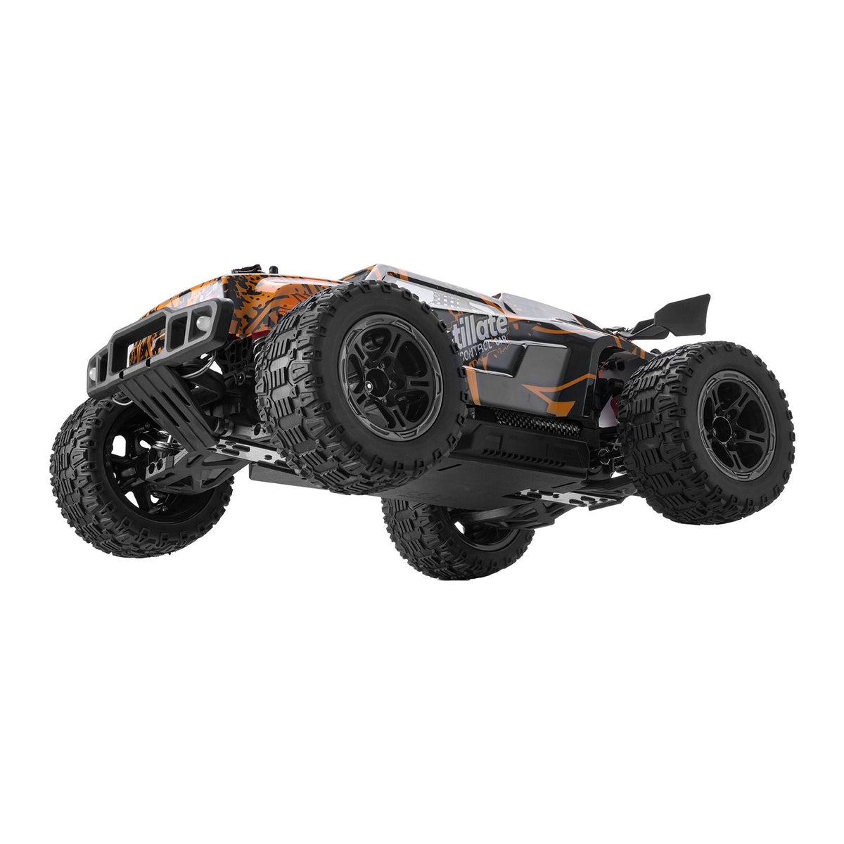 Remote Control Car, 1:10 Scale RC Car for Kids, All Terrain 4WD Off-Road Truck with 45° Wheelie & Adjustable Speed, 50 km/h High-Speed Hobby RC Racing Car Toy, Ideal Gift for 8+ Year Kids, IPX4