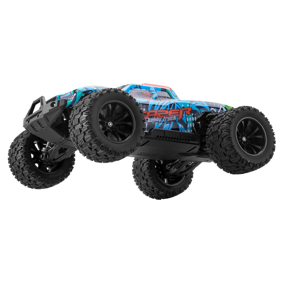 Remote Control Car, 1:14 Scale RC Car for Kids, All Terrain 4WD Off-Road Truck with 1 Extra Car Shell, 45° Wheelie & Adjustable Speed, 42 km/h Hobby RC Car Toy, for 8+ Year Boys Girls