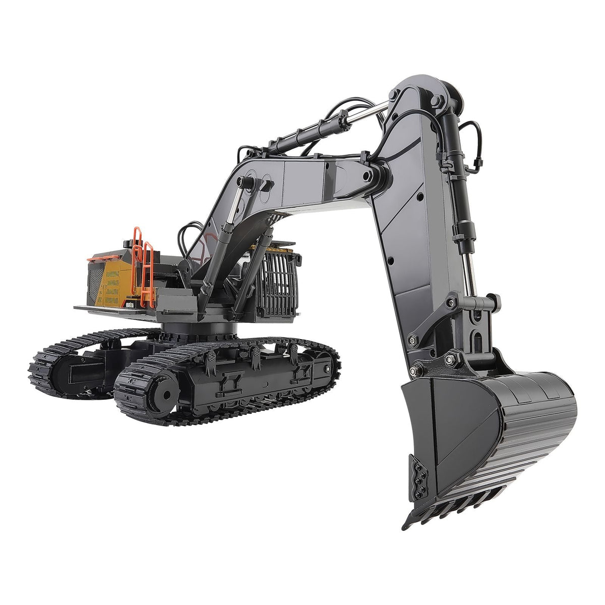 Remote Control Excavator Toy, 22 Channel, 1:14 Scale Remote Control Digger with Metal Shovel, RC Excavator with Lights & Sounds, Full Functional Construction Vehicles for Kids, Birthday Present