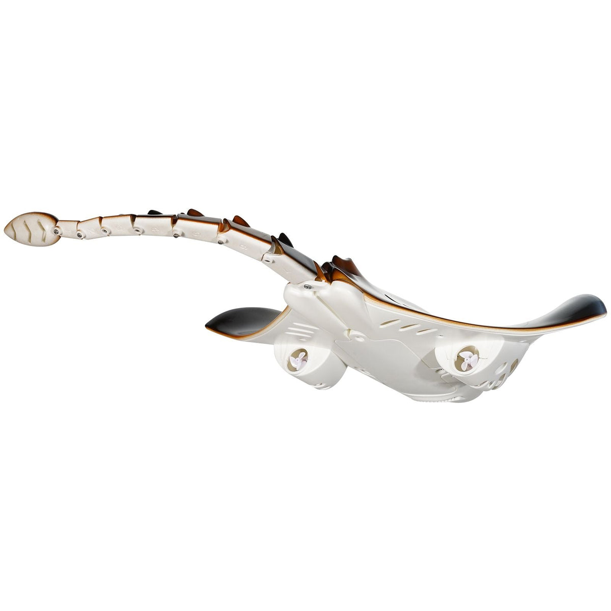 Remote Control Manta Ray Toy, 2.4GHz High Simulation Robot Manta Ray with Light, 2 Rechargeable Batteries, for Pool, Bathtub or Lake, Swimming RC Boat Toy for 6+ Year Old Boys and Girls Gift