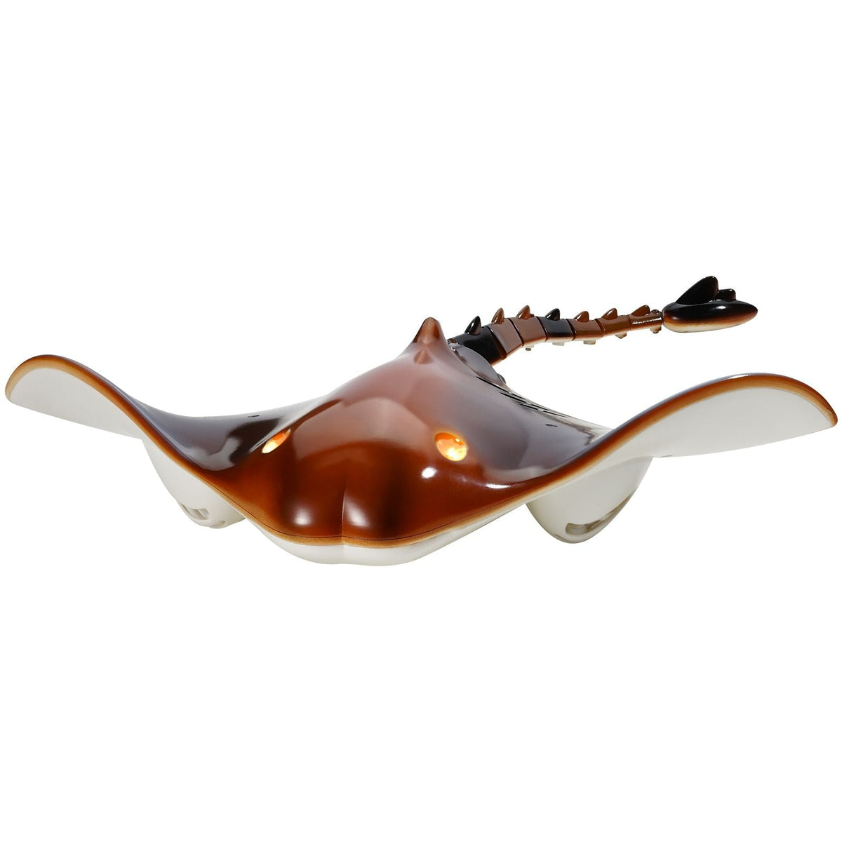 Remote Control Manta Ray Toy, 2.4GHz High Simulation Robot Manta Ray with Light, 2 Rechargeable Batteries, for Pool, Bathtub or Lake, Swimming RC Boat Toy for 6+ Year Old Boys and Girls Gift