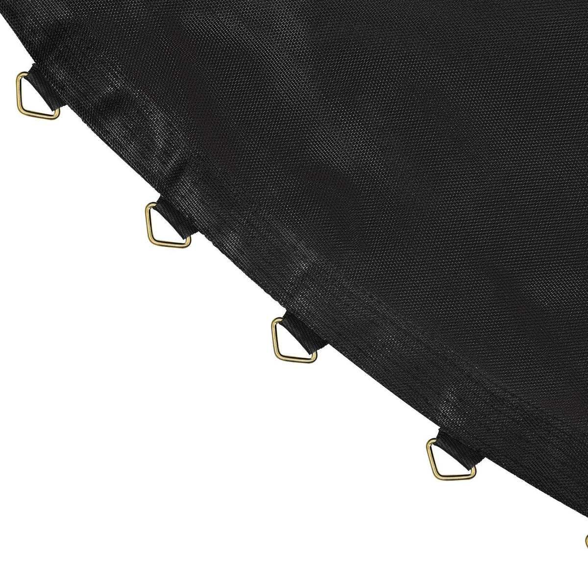 Replacement Trampoline Mat, Jumping Mat Fits 15ft Frame, Universal Jumping Mat for 15ft Round Trampoline, Reinforce UV-Resistant Mat with Spring Tool & Durable V-Rings, Fit 7" Spring Length