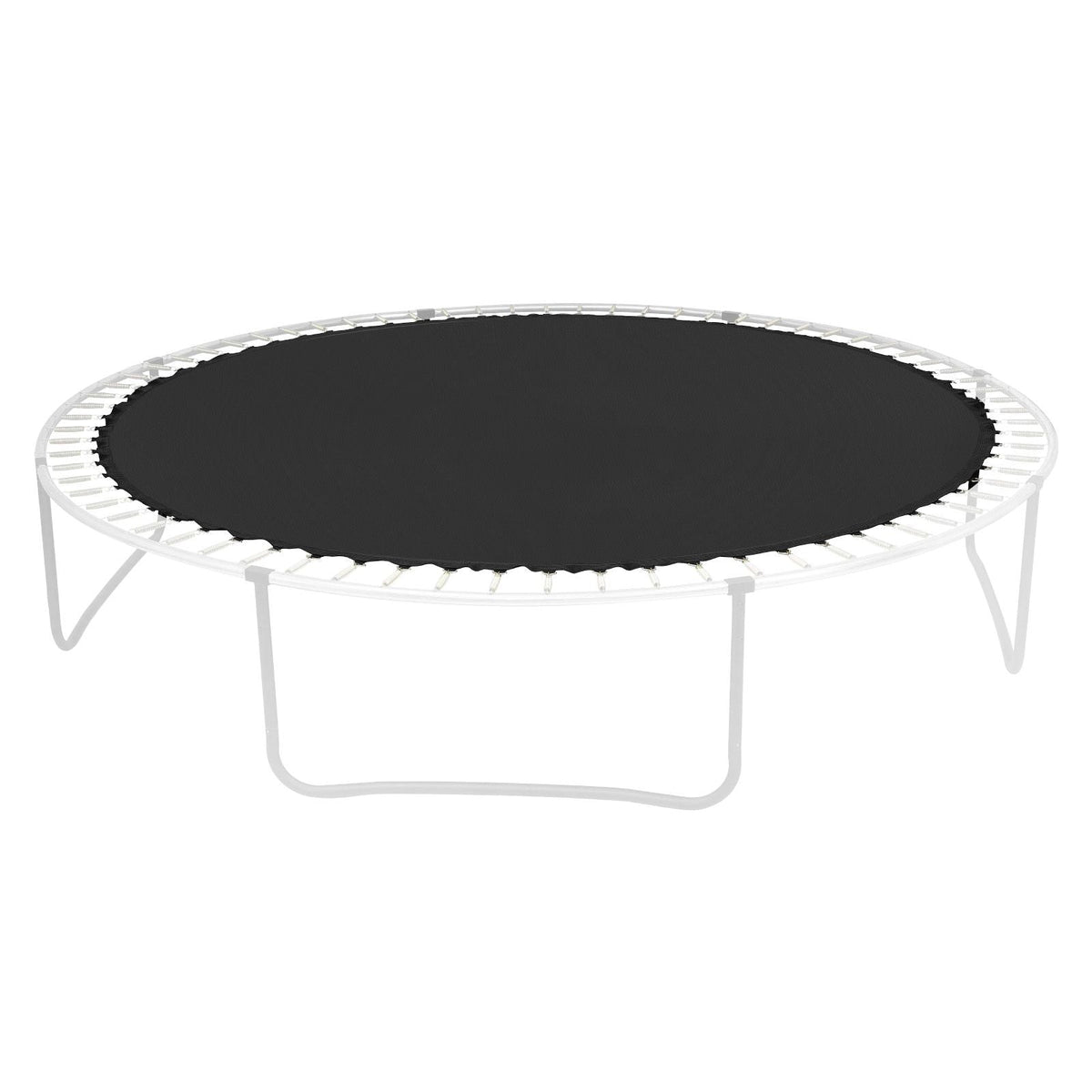 Replacement Trampoline Mat, Jumping Mat Fits 15ft Frame, Universal Jumping Mat for 15ft Round Trampoline, Reinforce UV-Resistant Mat with Spring Tool & Durable V-Rings, Fit 7" Spring Length
