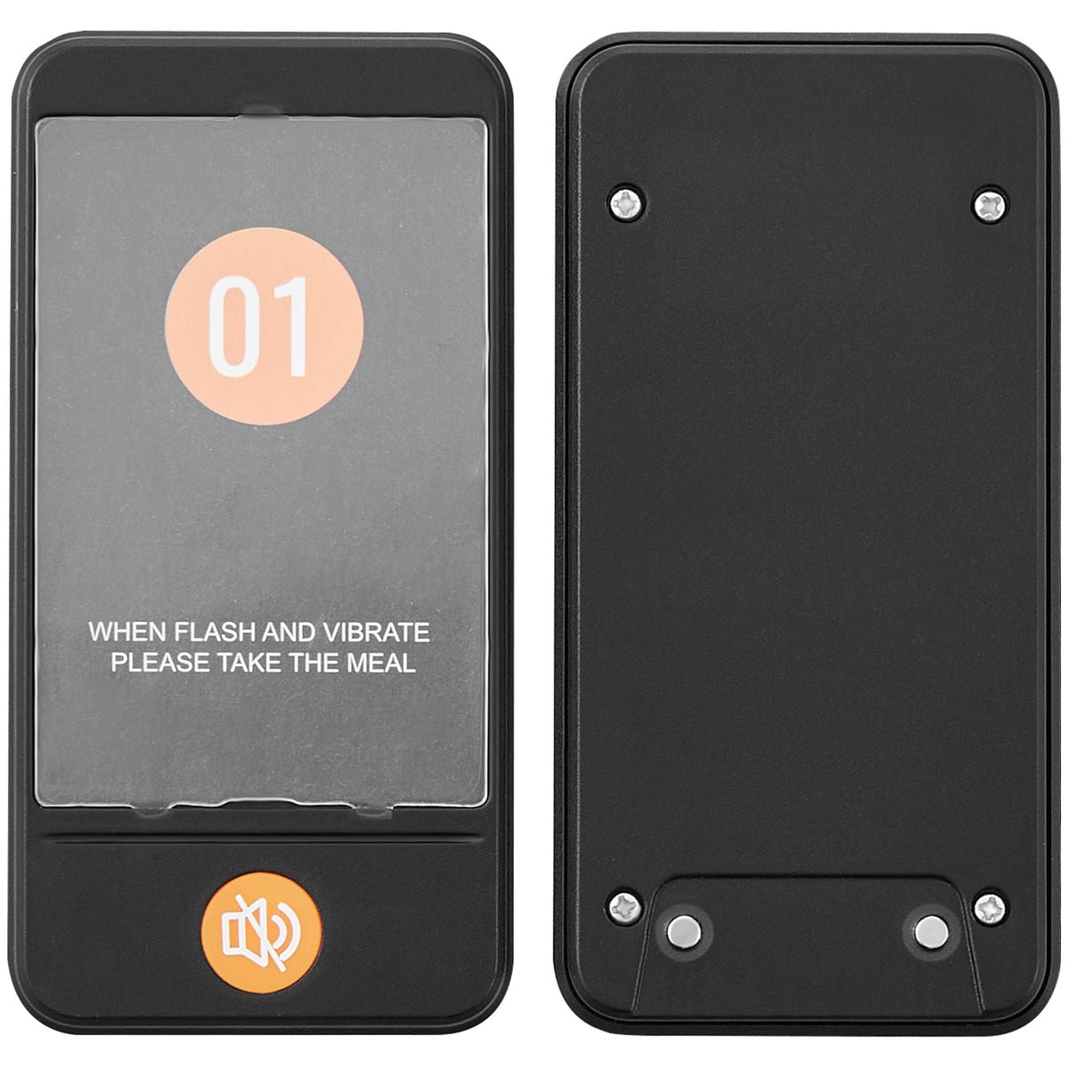 Restaurant Pager System, Wireless 400m Long Range Lineup Waiting Queue Signal, Guest Customer Calling Beepers with Vibration & Flashing, 20 Buzzers for Food Truck, Church, Nursery, Hospital