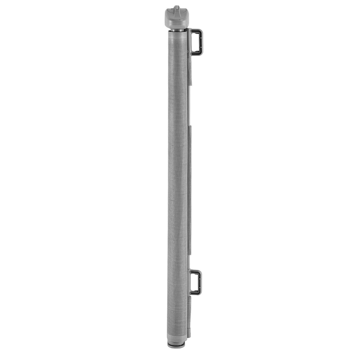 Retractable Baby Gate, Extends to 72.8 inch Wide, 31.3 inch Tall, with Security Lock, Easy to Use, Walk Through Without Tripping, Mesh Dog Gate for Stairs, Hallways, Indoor/Outdoor, Gray