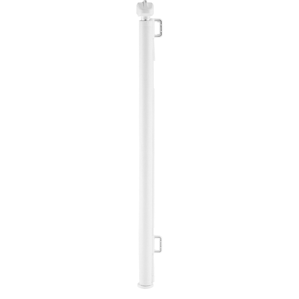 Retractable Baby Gate, Extends to 72.8 inch Wide, 31.3 inch Tall, with Security Lock, Easy to Use, Walk Through Without Tripping, Mesh Dog Gate for Stairs, Hallways, Indoor/Outdoor, White