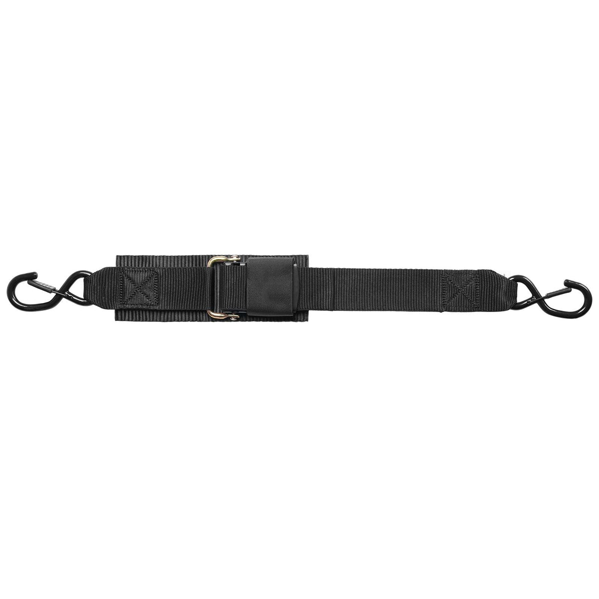 Retractable Ratchet Straps, 2 in x 2 ft Ratchet Tie Down Straps with Security Lock S Hooks, 2 Pack Heavy Duty Ratchet Tie Down Straps with 1500 lbs Break Strength, for Trailers, Vehicles, Boat
