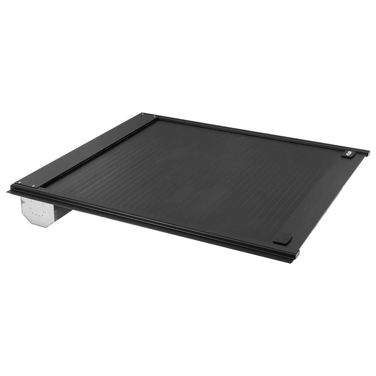 Retractable Tonneau Cover, 5.5 ft Hard Retractable Tonneau Cover with Built-in Drainage Pipe for 2009-2024 Ford F-150 Crew Cab , Customized Hard Tonneau Cover with Double-Lock & T-Slot