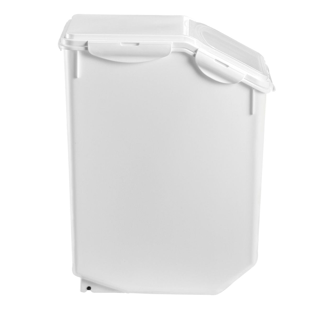 Rice Storage Container, 3.5Gal/15Lx2 + 4.5Gal/20Lx2 Large Dog Food Dispenser Bin, Kitchen Ingredient Grain Cereal Bin, Pet food Containers with Wheels, 4 Measuring Cups, Airtight Lid, 4 Pack