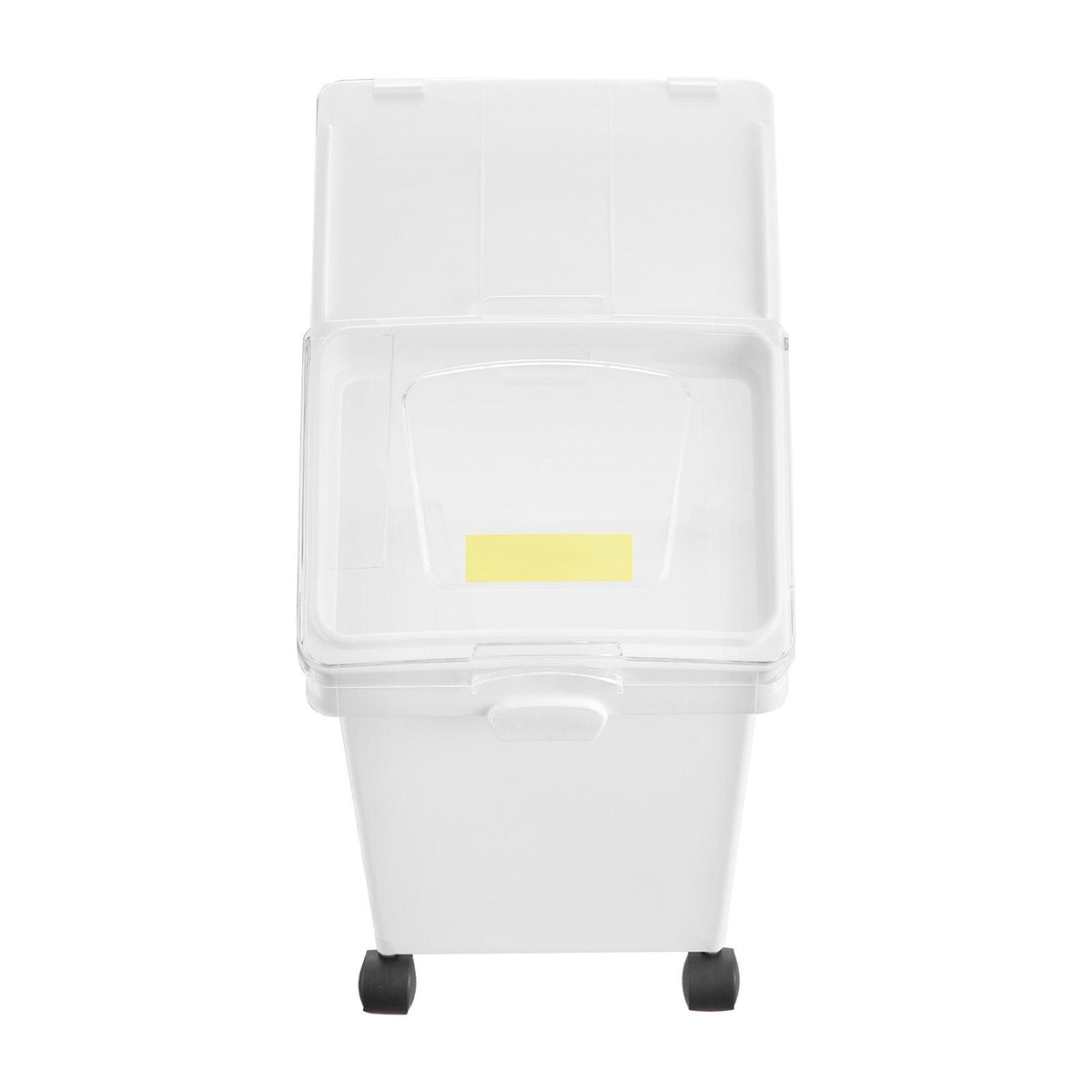 Rice Storage Container, 6.6Gallon/25L x3 Capacity Large Dog Food Dispenser Bin, Kitchen Ingredient Grain Cereal Flour Bin, Pet food Containers with Wheels, 3 Scoops, and Airtight Lid, 3 Pack