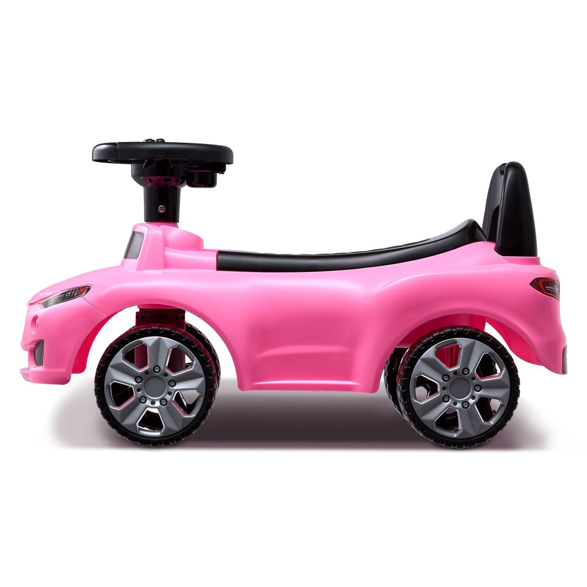 Ride On Push Car for Toddlers, Ages 1-3, Ride Racer, Sit to Stand Toddler Ride On Toy, Classic Kids Ride On Car with Music Steering Wheel & Under Seat Storage, Ride On Toy for Boys Girls, Pink