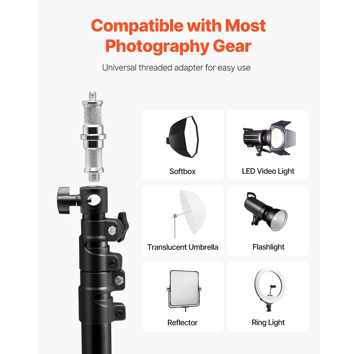 Ring Light Wall Mount Boom Arm, 39.37 in/100 cm, Triangle Boom Arm Support 180° Rotation, Heavy Duty Wall Stand Tirpod Support, for Studio Video Light, Monolight, Photography, Softbox, Reflector