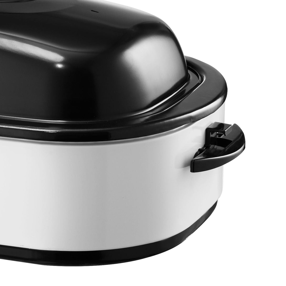 Roaster Oven, 18QT Electric Roaster Oven, 150-450 F Adjustable Temp Electric Roasting Pan, Multifunctional Electric Roaster Oven with Self-Basting Lid, Removable Pan and Rack for Holiday