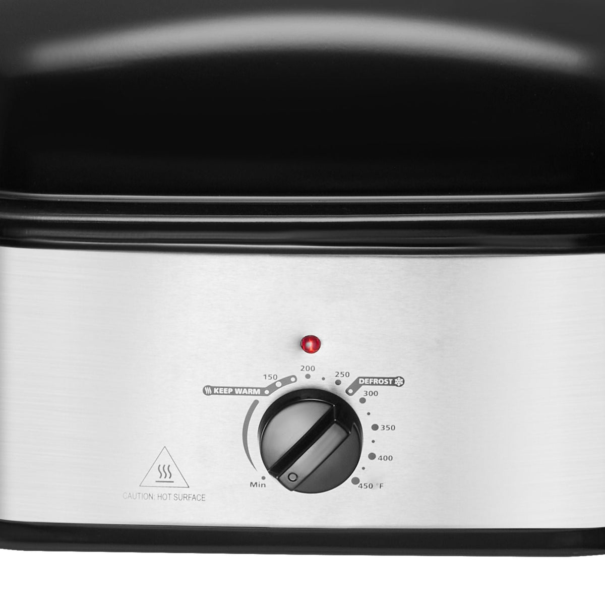 Roaster Oven, 22QT Electric Roasting Pan, 150-450 F Adjustable Temp Multifunctional Electric Roaster Oven with Self-Basting Lid, Defrost & Warm Function for Holiday Meal, Fits 26lb Turkey