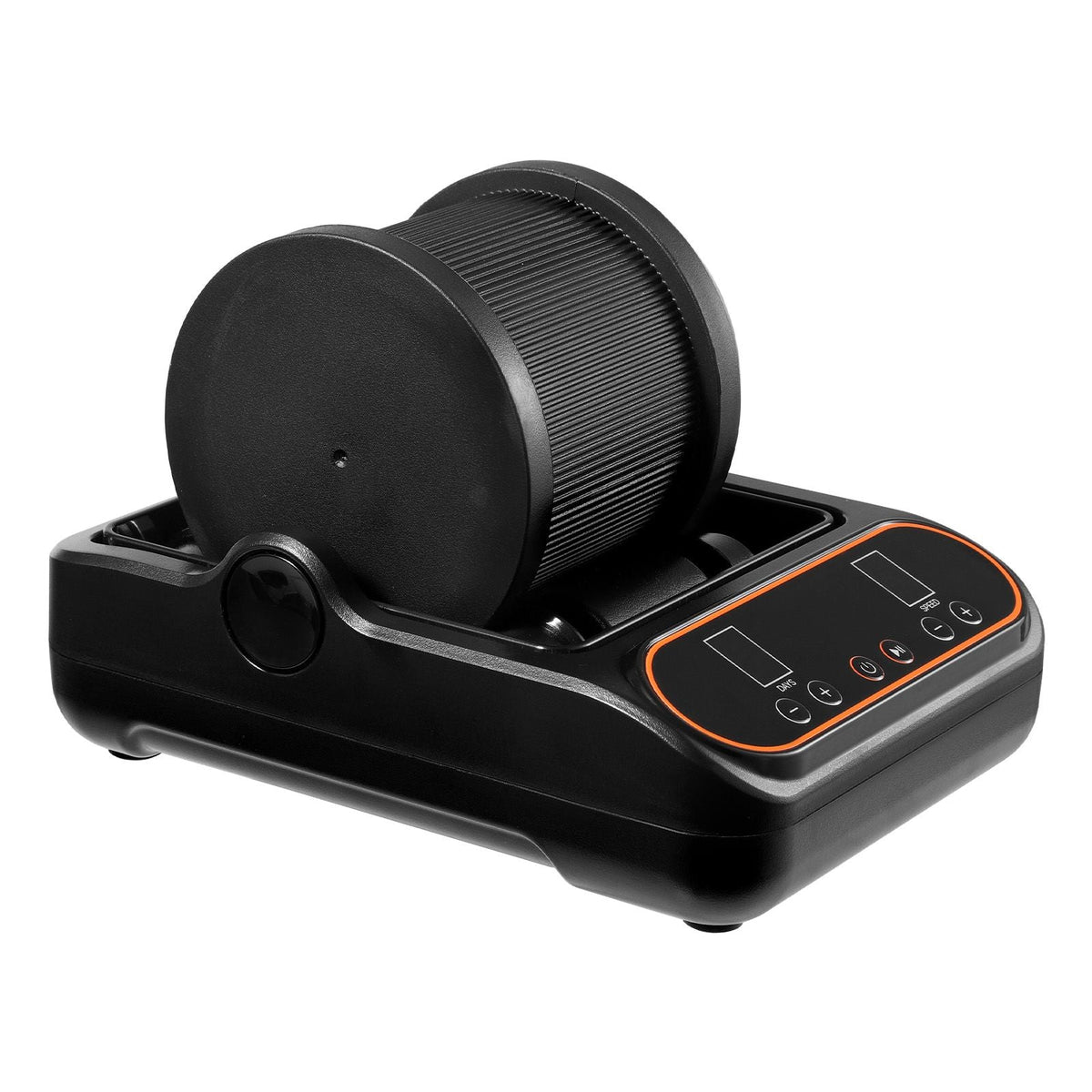 Rock Tumbler, 2 lb Rock Polishing Machine, Rocks Tumbling Kit with 4-Speed Adjustment, 1–9 Day Timer, PC Sound Reduction Cover & TPU Drum, Direct Drive Motor Rocks Polishing, Quiet Operation