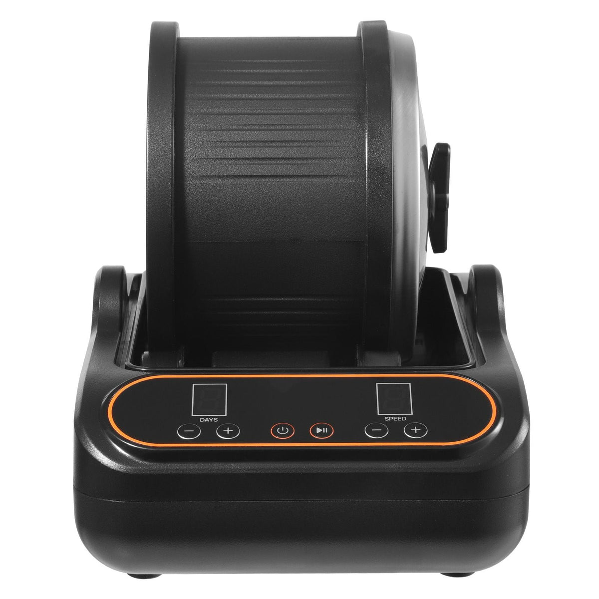 Rock Tumbler, 3 lb Rock Polishing Machine, Rocks Tumbling Kit with 4-Speed Adjustment, 1–9 Day Timer, PC Sound Reduction Cover & TPU Drum, Direct Drive Motor Rocks Polishing, Quiet Operation