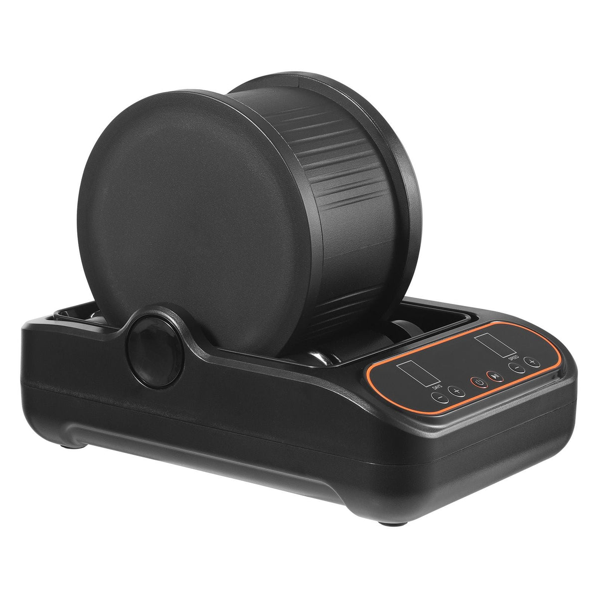 Rock Tumbler, 3 lb Rock Polishing Machine, Rocks Tumbling Kit with 4-Speed Adjustment, 1–9 Day Timer, PC Sound Reduction Cover & TPU Drum, Direct Drive Motor Rocks Polishing, Quiet Operation